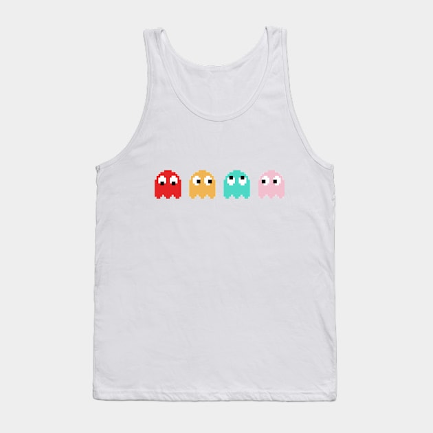 Pacman ghosts Tank Top by seingalad